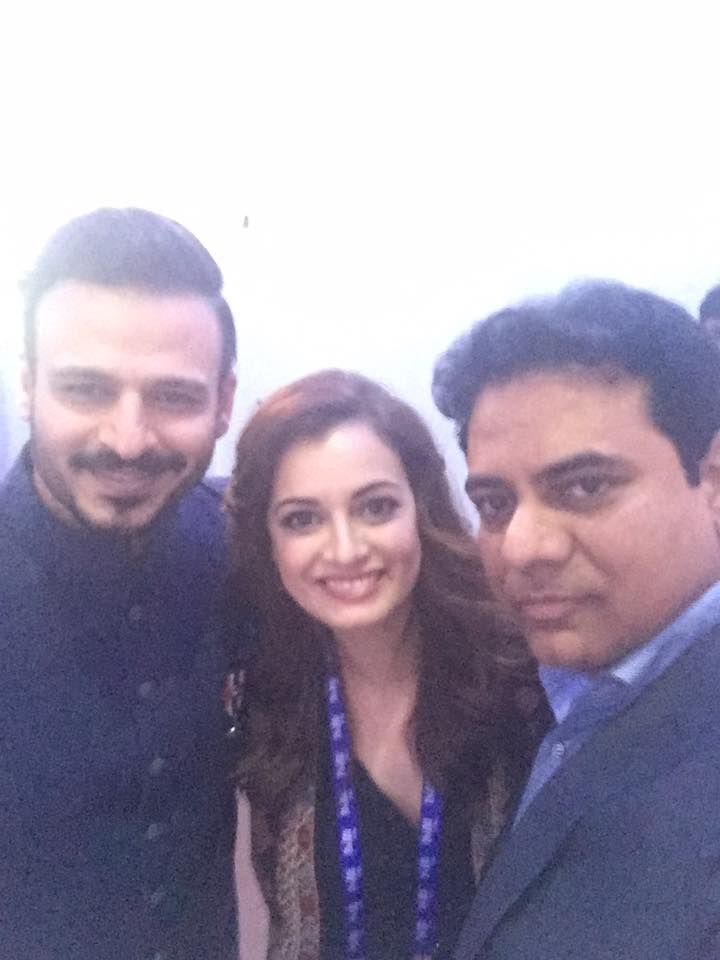 Vivek Oberoi, Dia Mirza at Global Citizen Festival India 2016