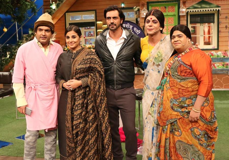 Vidya Balan, Arjun Rampal Promote Kahaani 2 On The Kapil Sharma Show