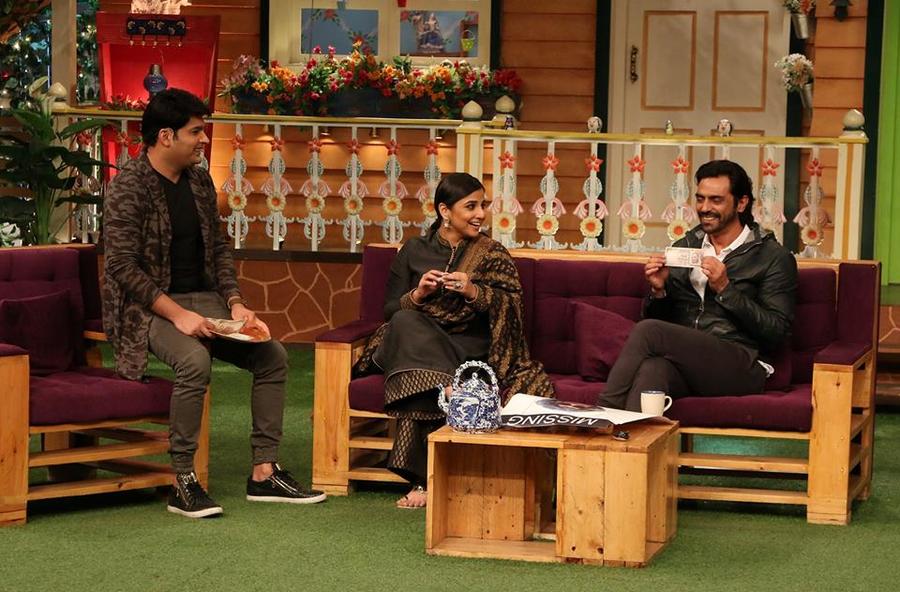 Vidya Balan, Arjun Rampal Promote Kahaani 2 On The Kapil Sharma Show