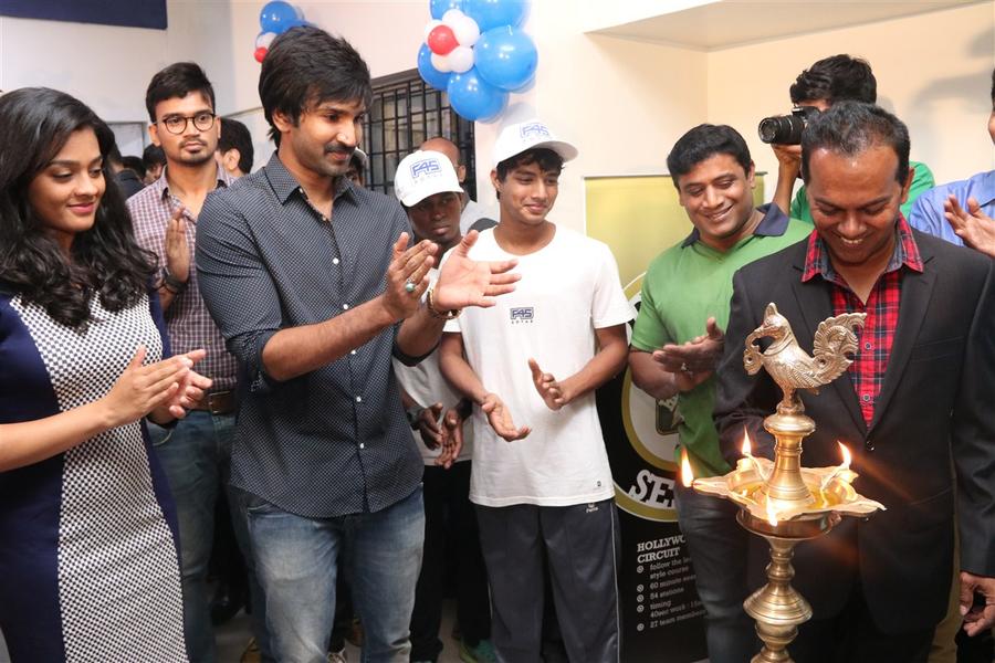 Actor Aadhi and Actress Gayathrie inaugurated the new fitness centre 'F45'