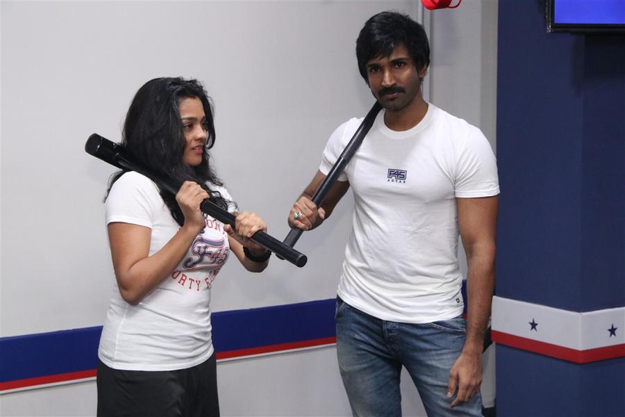 Actor Aadhi and Actress Gayathrie inaugurated the new fitness centre 'F45'