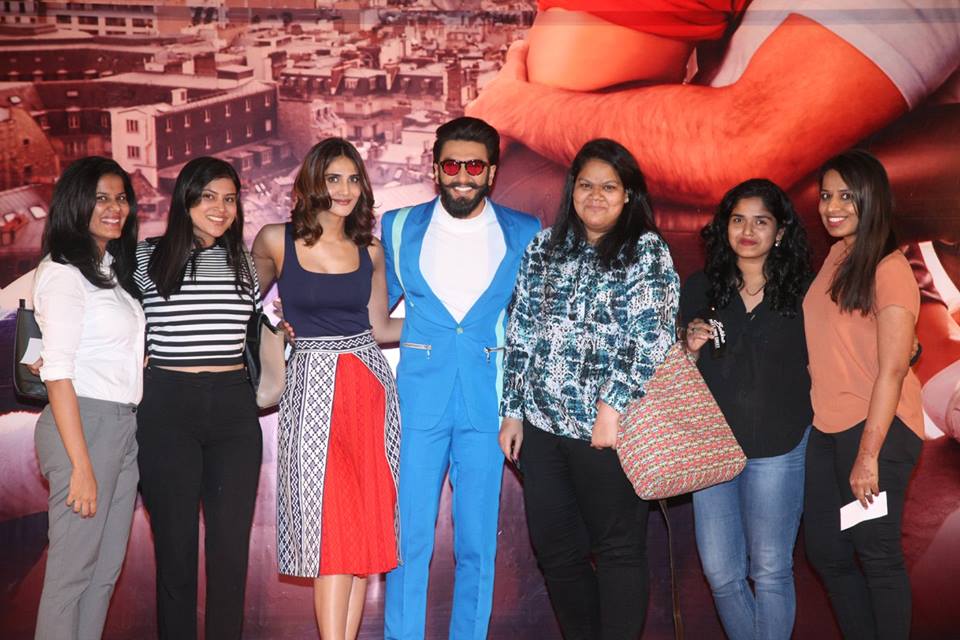 Ranveer Singh and Vaani Kapoor At Befikre Meet & Greet Stills