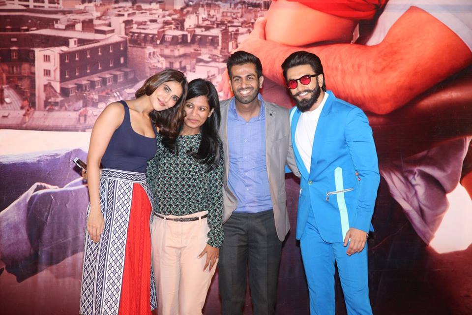 Ranveer Singh and Vaani Kapoor At Befikre Meet & Greet Stills
