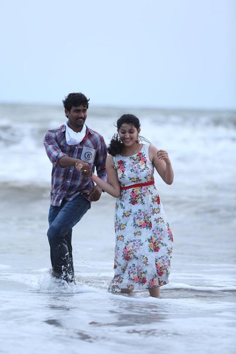 Naveen Sanjay, Mouryaani Stills From Janaki Ramudu Movie