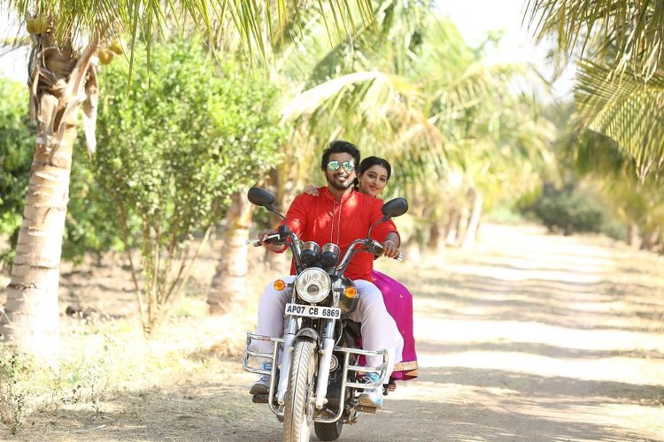 Naveen Sanjay, Mouryaani Stills From Janaki Ramudu Movie