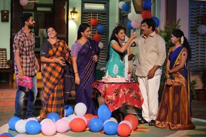 Naveen Sanjay, Mouryaani Stills From Janaki Ramudu Movie