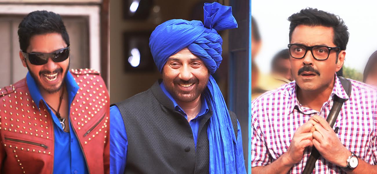 Sunny Deol, Bobby Deol and Shreyas Talpade