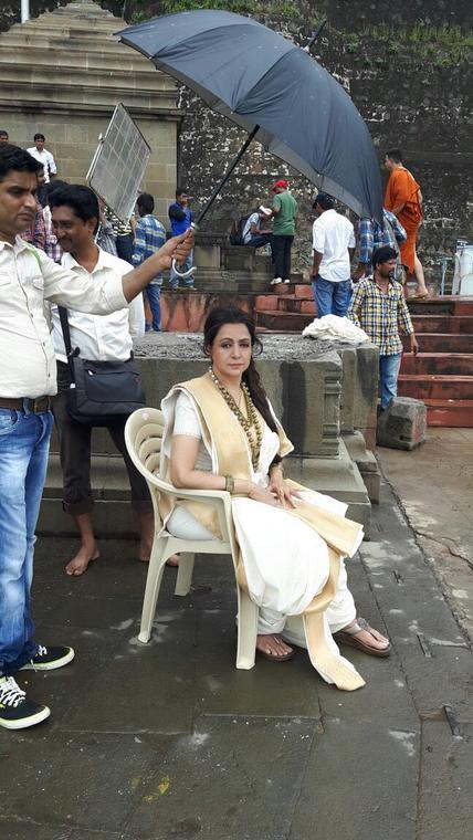 Gautamiputra Satakarni Telugu Movie Working Stills