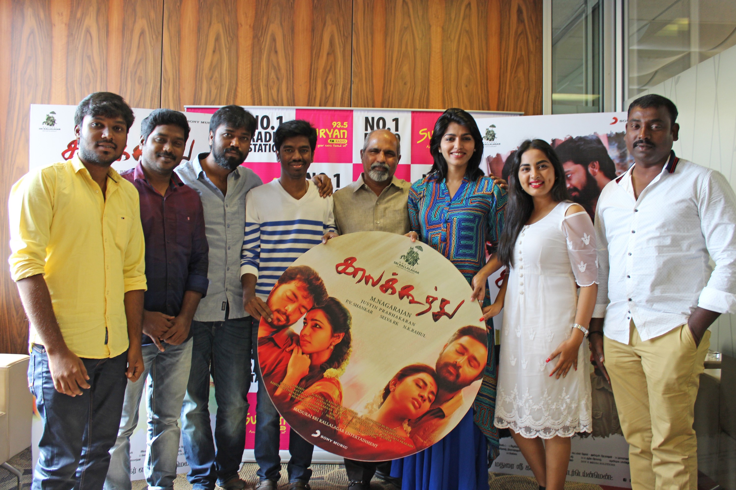Music Director Justin Prabhakaran Shruthi Dange Dhansika at Kaala Koothu Audio Launch Stills