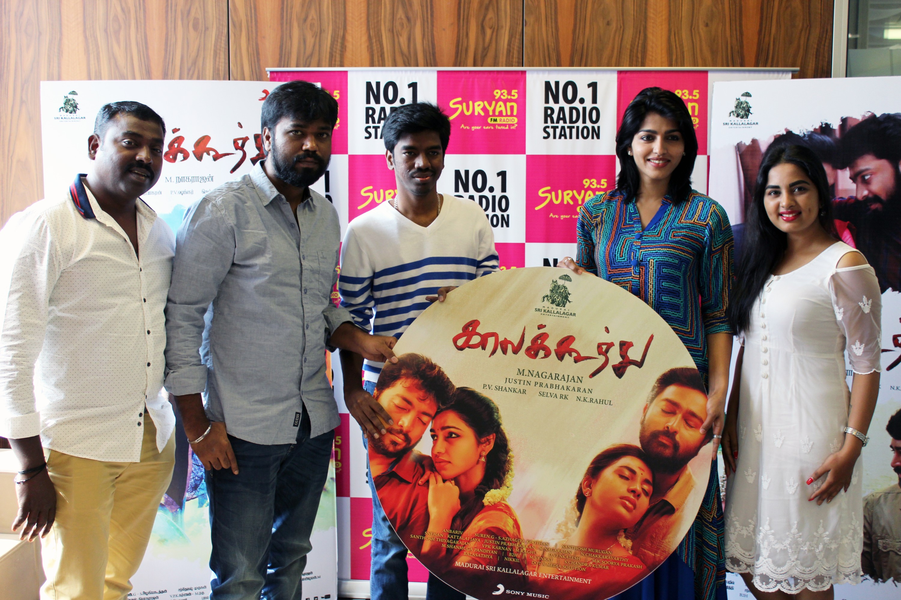 Music Director Justin Prabhakaran Shruthi Dange Dhansika at Kaala Koothu Audio Launch Stills
