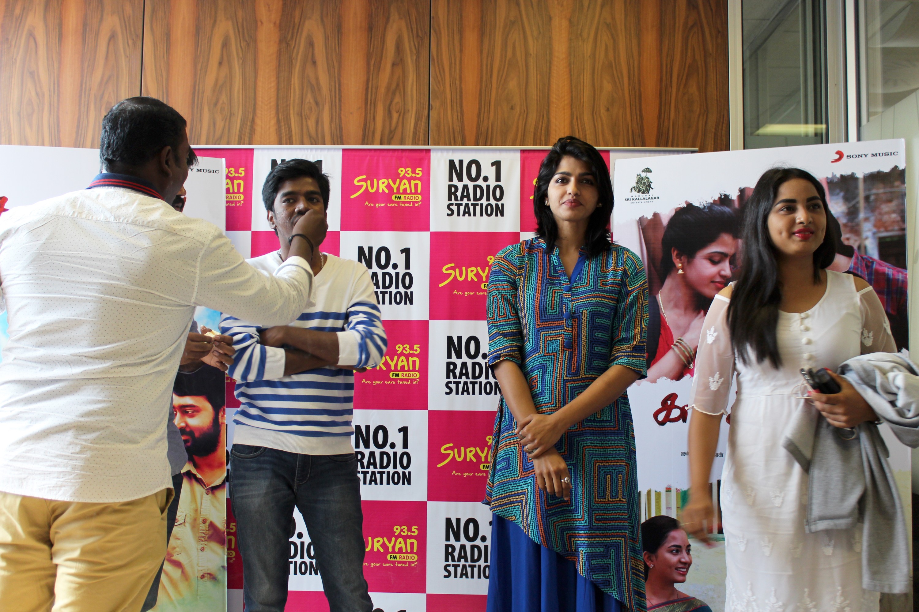 Music Director Justin Prabhakaran Shruthi Dange Dhansika at Kaala Koothu Audio Launch Stills