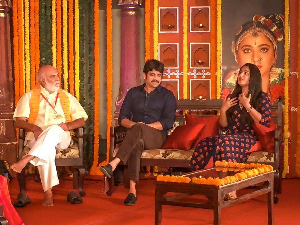 Media Interaction of film Om Namo Venkatesaya