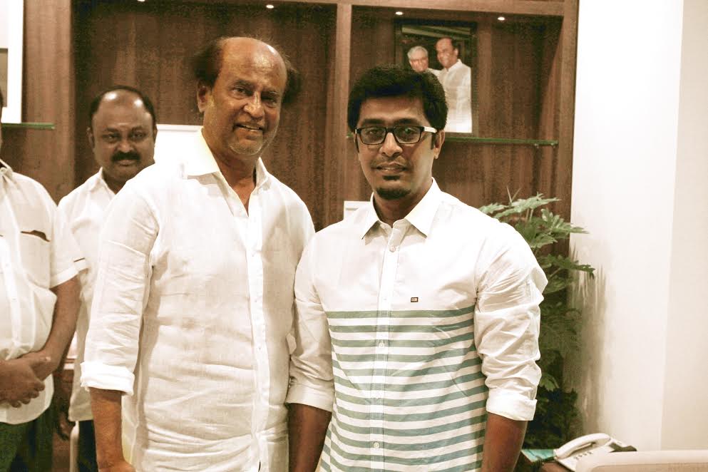 Mupparimanam Team with Superstar Rajinikanth