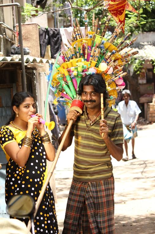 Ma Ka Pa Anand and Nikhila Vimal Stills From Panjumittai Movie