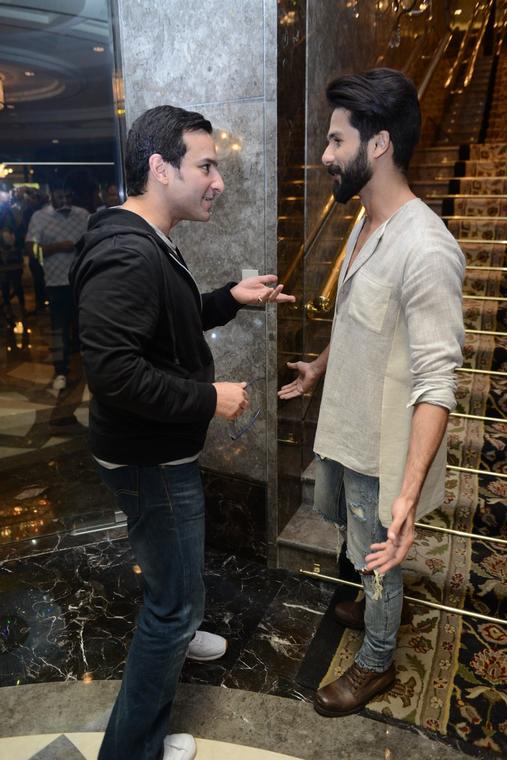 Shahid Kapoor, Saif Ali Khan Promote Rangoon In Delhi