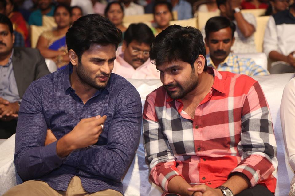 Sree Vishnu, Sudheer Babu at Maa Abbayi Audio Launch