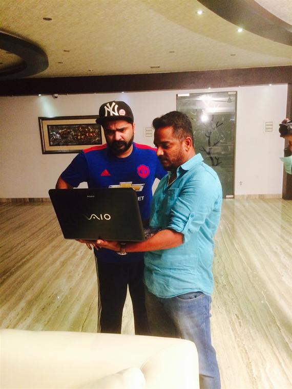 Actor STR Launch Saatru Frist Look Poster
