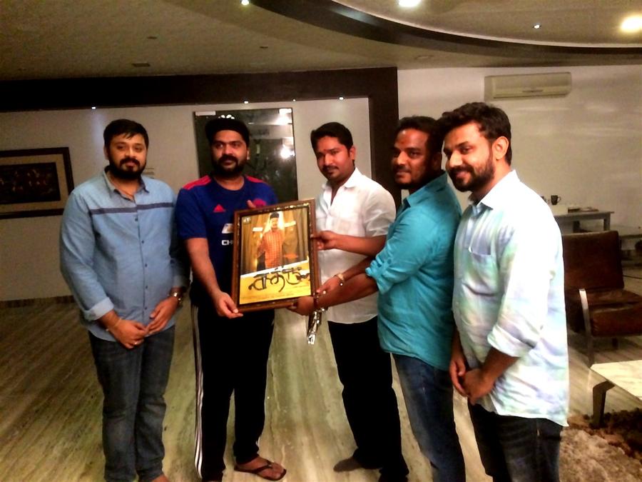 Actor STR Launch Saatru Frist Look Poster