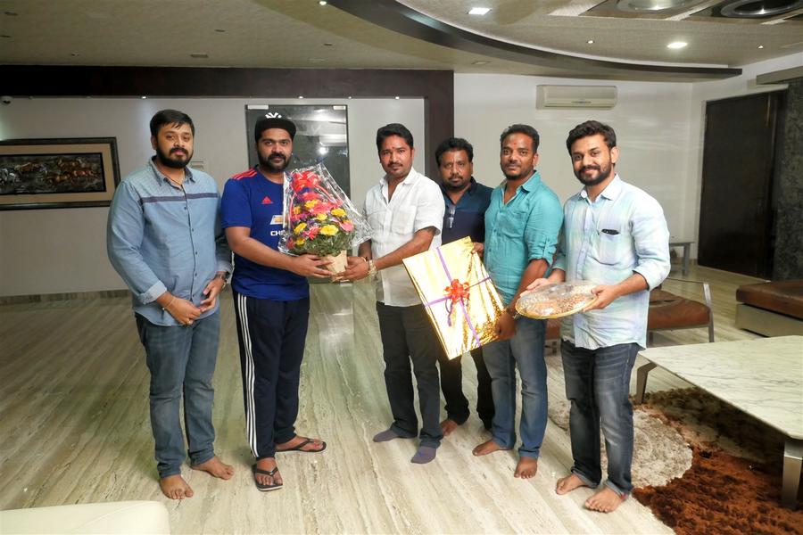 Actor STR Launch Saatru Frist Look Poster
