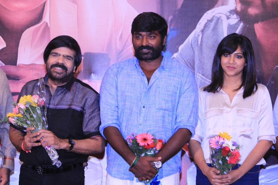 Kavan Press Meet Stills | Vijay Sethupathi, Madonna Sebastian, T. Rajendar
