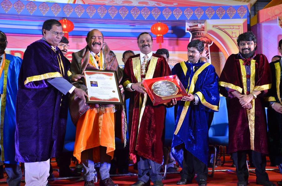 Stills Of Doctorate to Film Star Actor Vijayakumar & Director Vikraman by MGR Research & Educational University