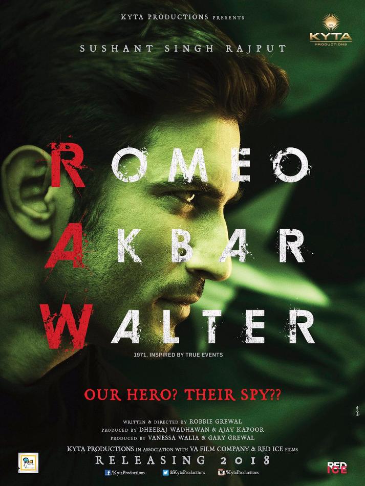 Sushant Singh Rajput's Romeo Akbar Walter First Look Posters