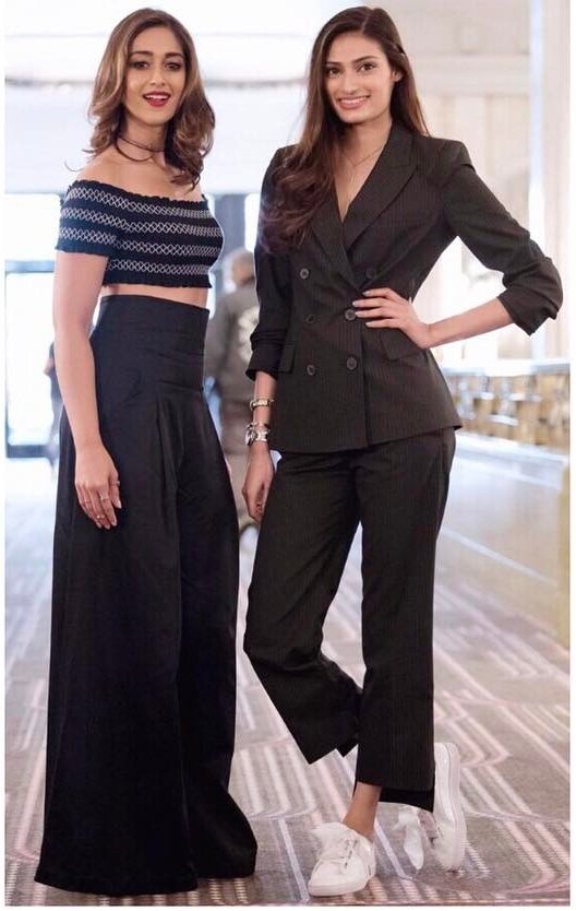 Team Mubarakan - Ileana D'Cruz and Athiya Shetty