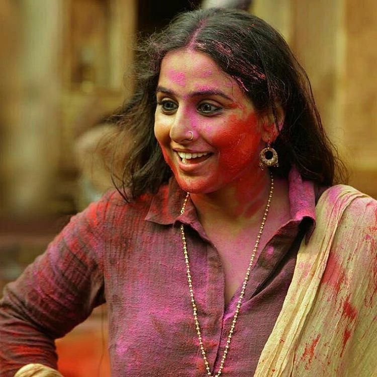 Vidya Balan Still from the sets of Begum Jaan