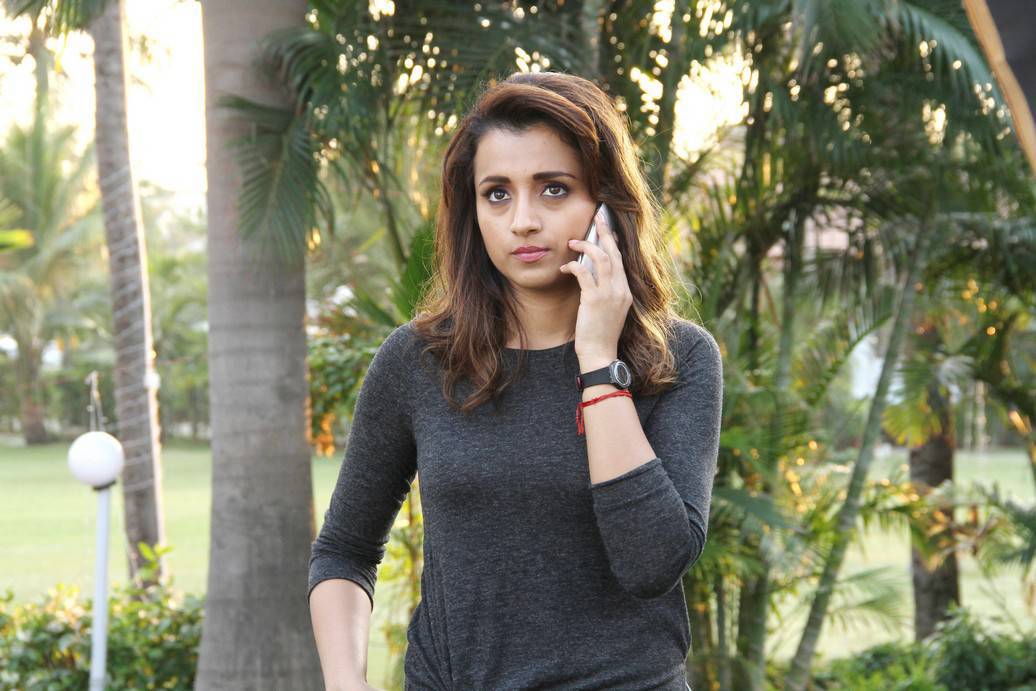 New Stills Of Trisha From Garjanai