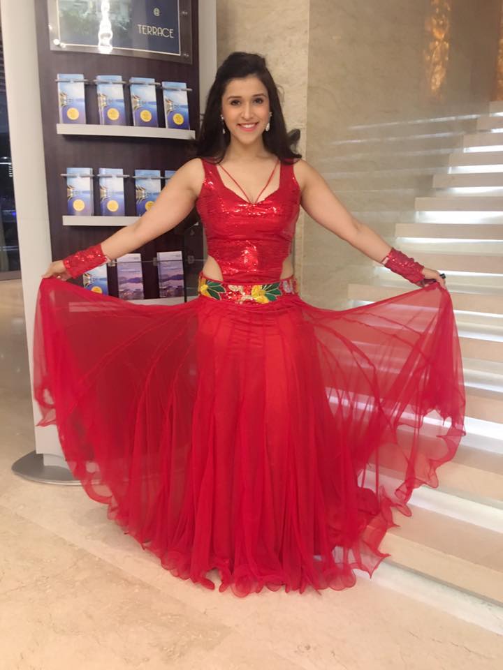 Mannara Chopra stills at TSR TV9 National Film Awards