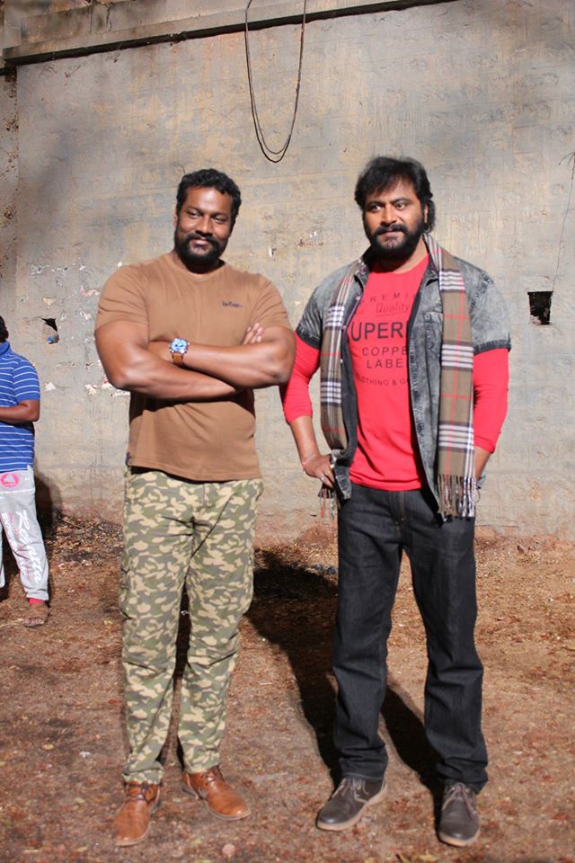 Kalakeya Prabhakar Working Stills From Rakshaka Bhatudu Telugu Movie
