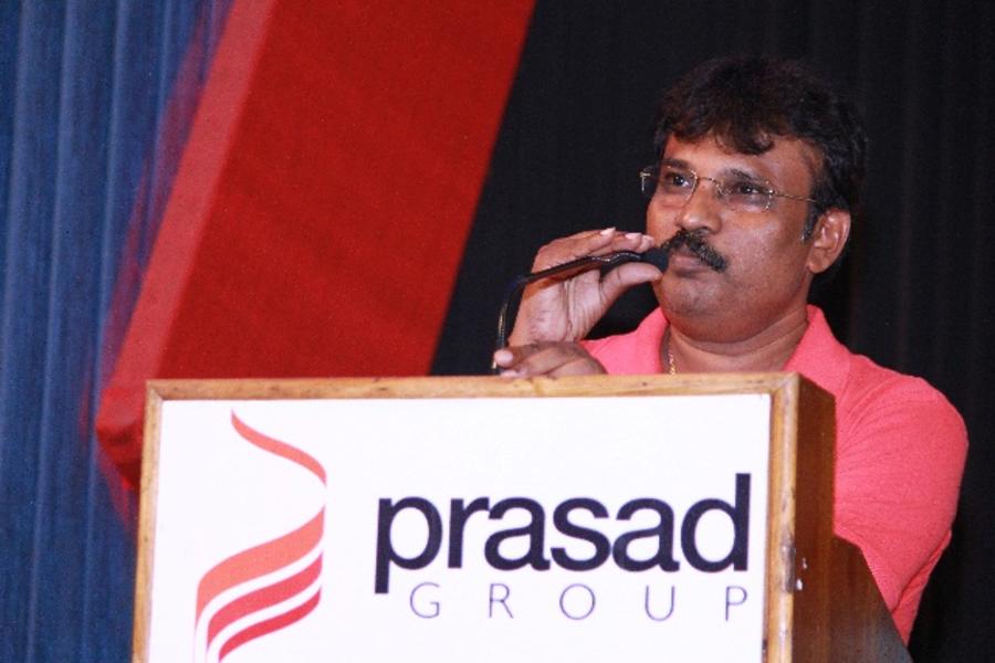 Director Perarasu at Pichuva Kaththi Movie Audio Launch Stills