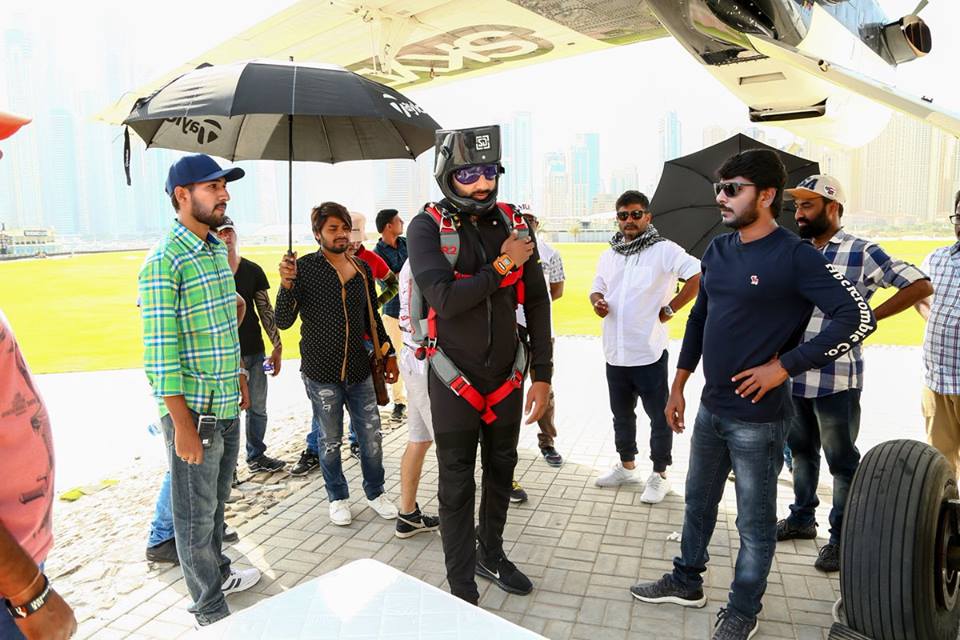 Full fledged skydive episode in GOWTHAM NANDA