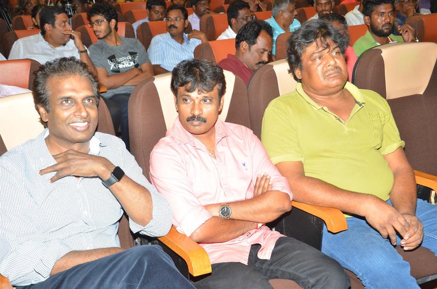 Arun Pandian, Perarasu, Mansoor Ali Khan at Vilaiyattu Aarambam Audio Launch