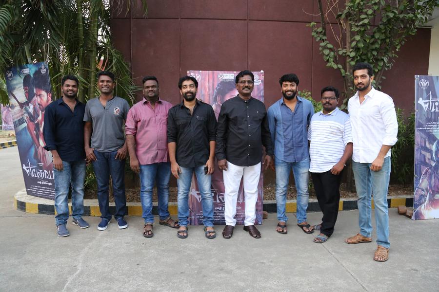 Kalaiyarasan and Vela Ramamoorthy at Yeidhavan Movie Press Meet Stills