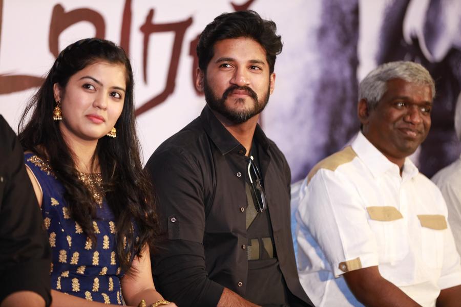 Vijay Yesudas, Amritha, Karthik Raja at Padai Veeran Audio Launch