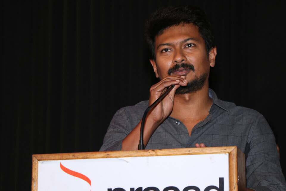 Udhayanidhi Stalin At Saravanan Irukka Bayamaen Press Meet