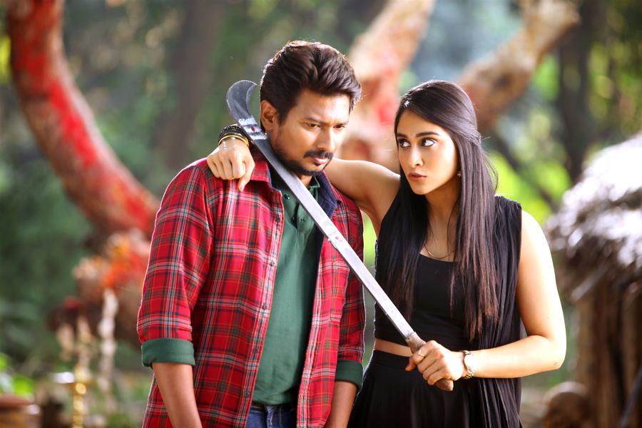 Udhayanidhi Stalin, Regina Cassandra Stills From Saravanan Irukka Bayamaen