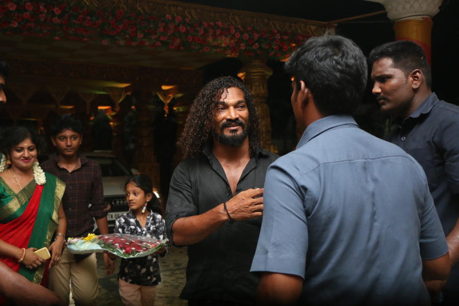 Stunt Silva at FEFSI Vijayan Master Son's Wedding Reception