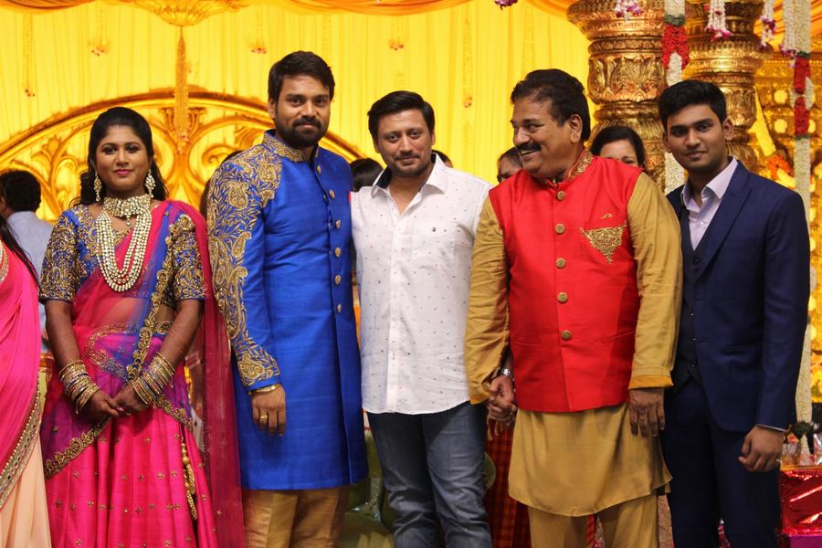 Prashanth at FEFSI Vijayan Master Son's Wedding Reception