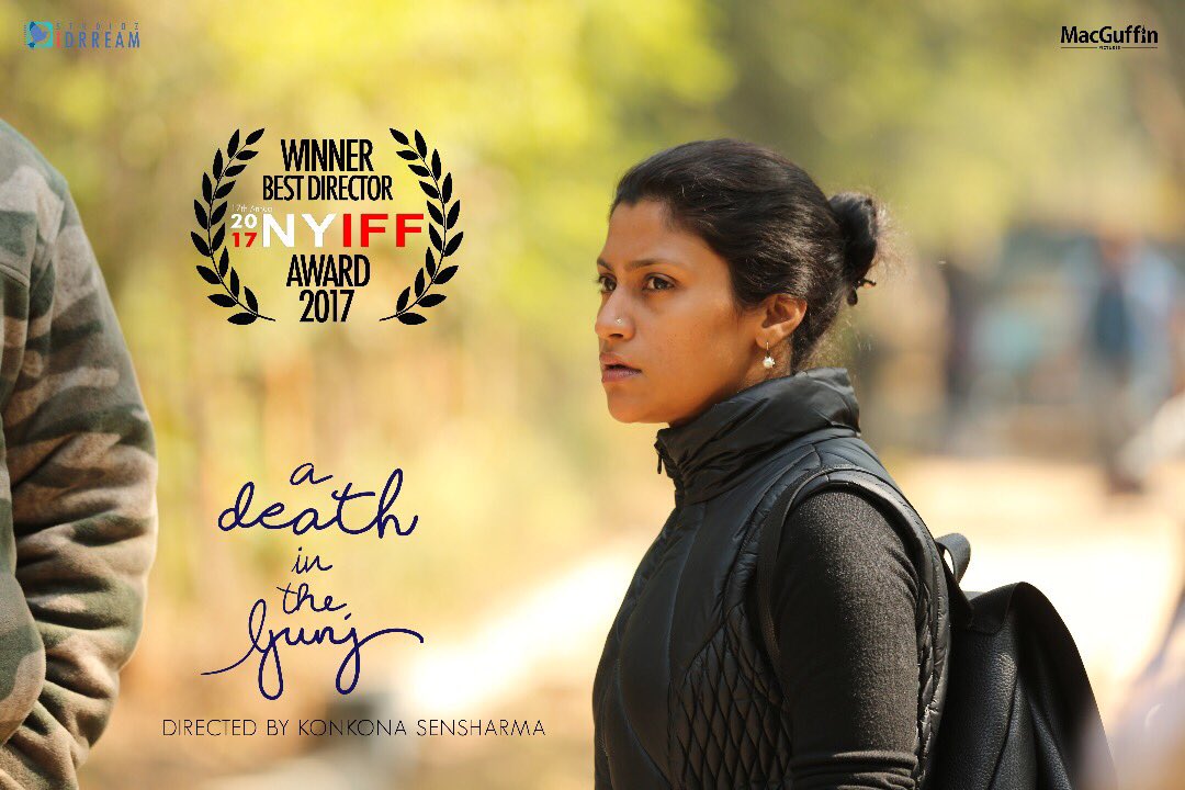 Konkona Sen Sharma wins huge recognition at the New York Indian Film Festival