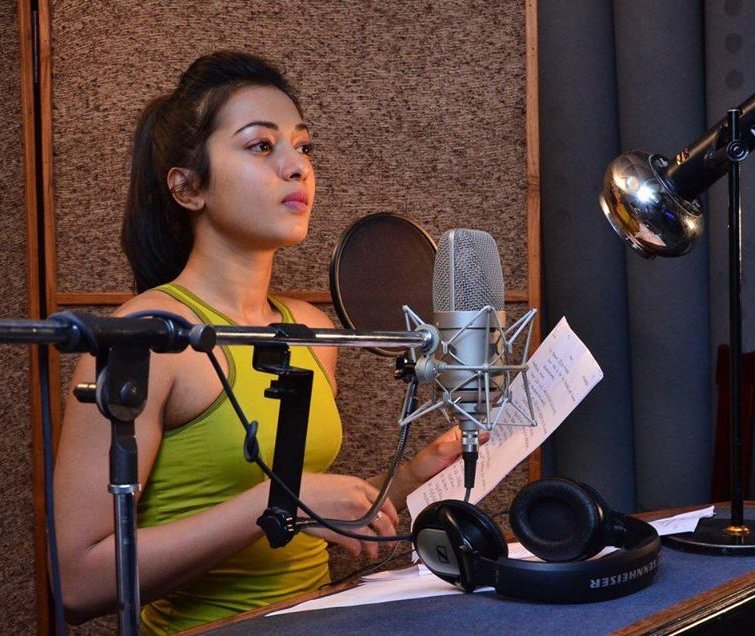 Catherine Tresa dubs for the first time in Gopichand’s ‘Goutham Nanda’