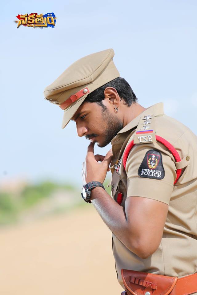 Sundeep Kishan from the sets of Nakshatram