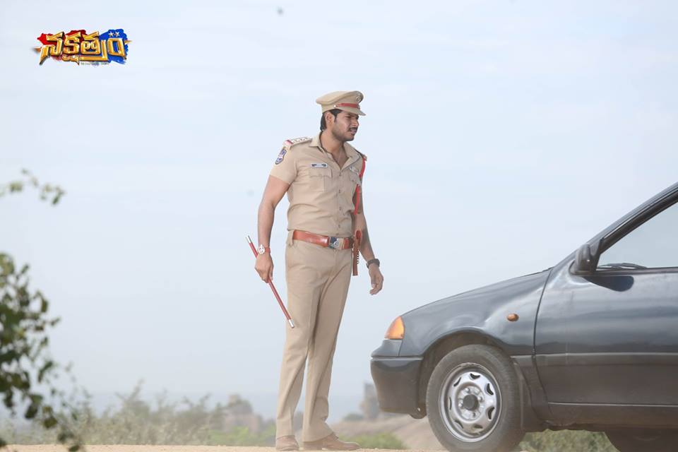 Sundeep Kishan from the sets of Nakshatram