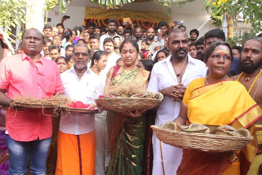 Raghava Lawrence Open Temple for His Living Mother Stills