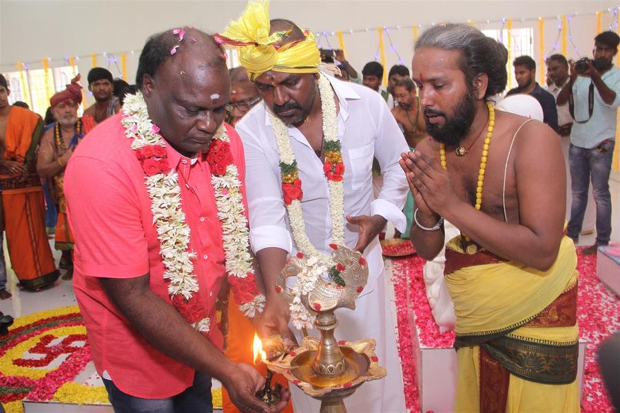 Raghava Lawrence Open Temple for His Living Mother Stills