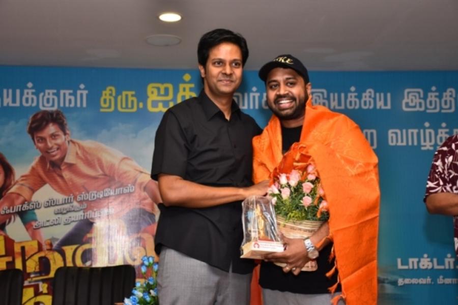 Sangili Bungili Kadhava Thorae team in Madurai for promotions