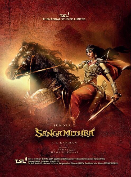 Sundar C’s ‘Sangamithra’ release date announced?