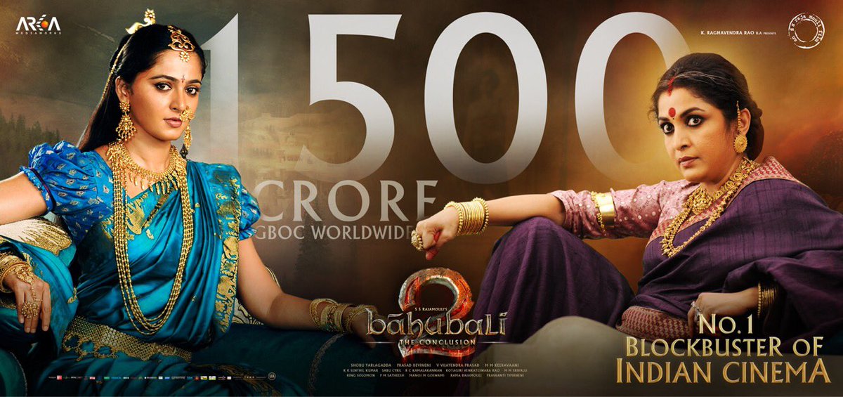 ‘Baahubali 2’ grosses over 1500 crore to create yet another history!