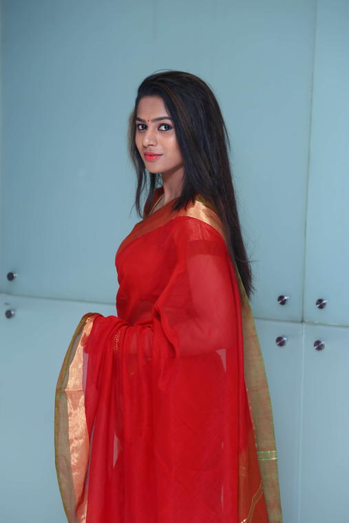 Actress Delna Davis At Kurangu Bommai Movie Audio Launch